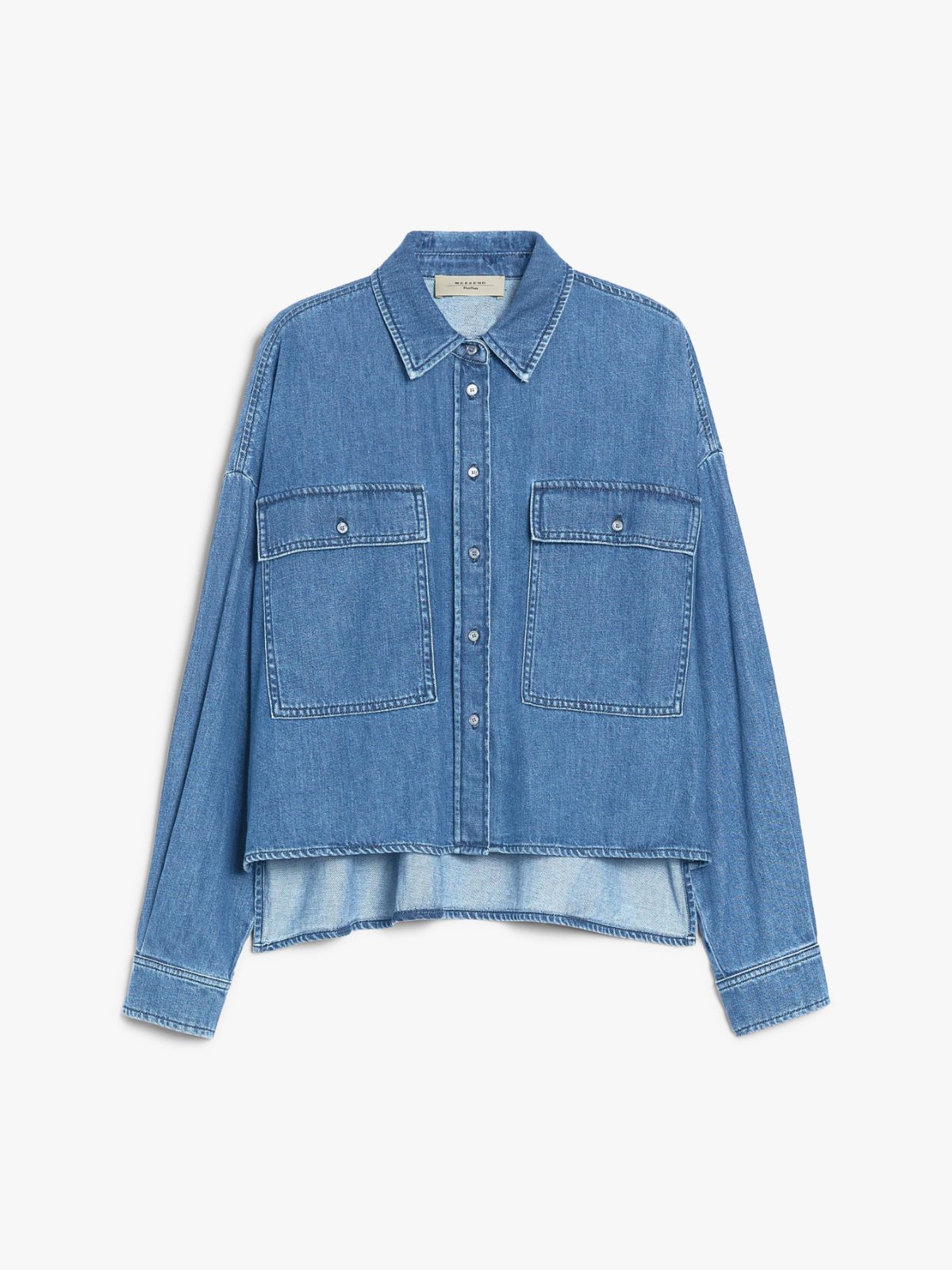 WEEKEND MAX MARA ZAMIRA DENIM BOXY ΠΟΥΚΑΜΙΣΟ