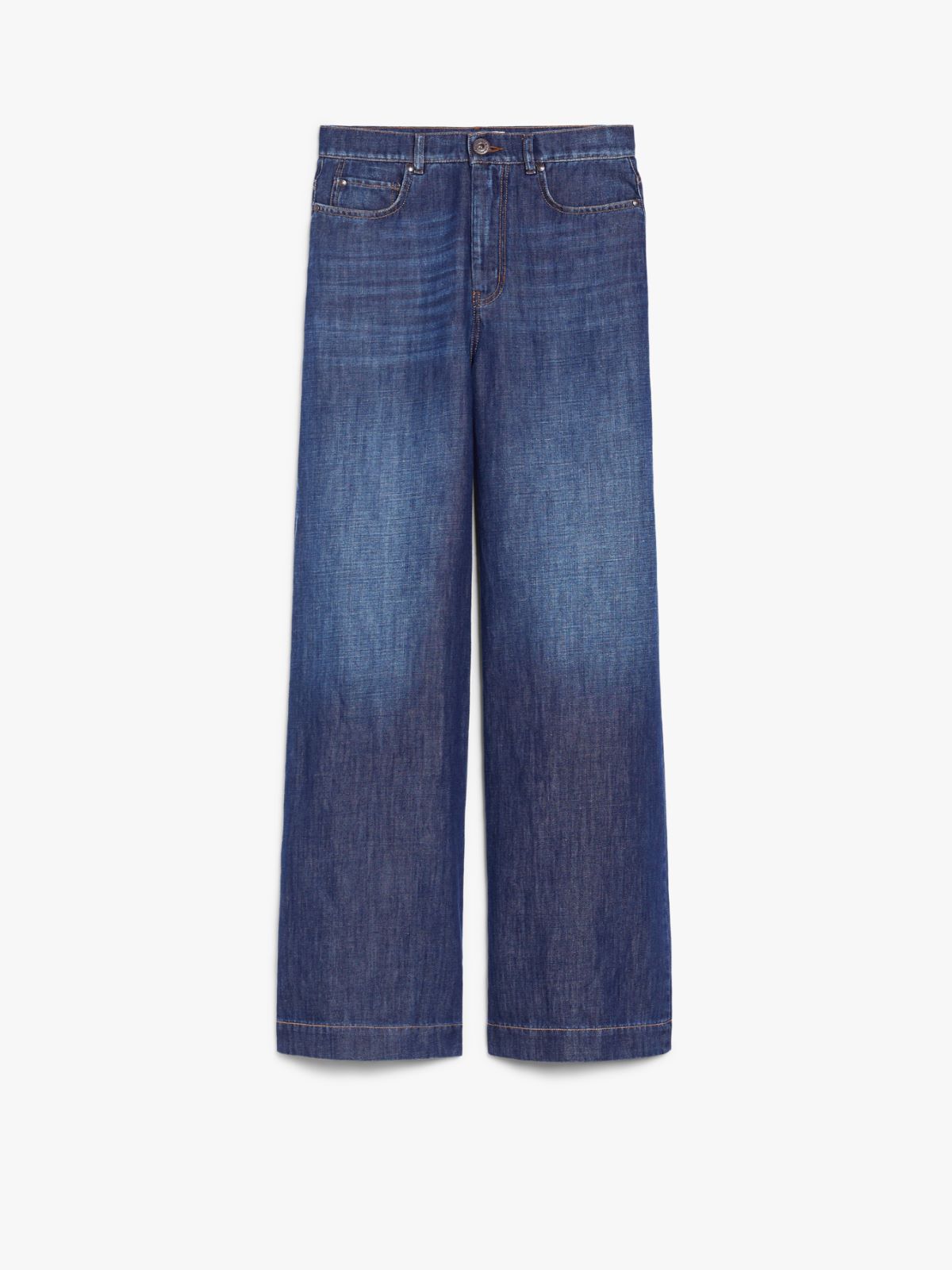 WEEKEND MAX MARA VOLPINO LINEN AND COTTON JEANS