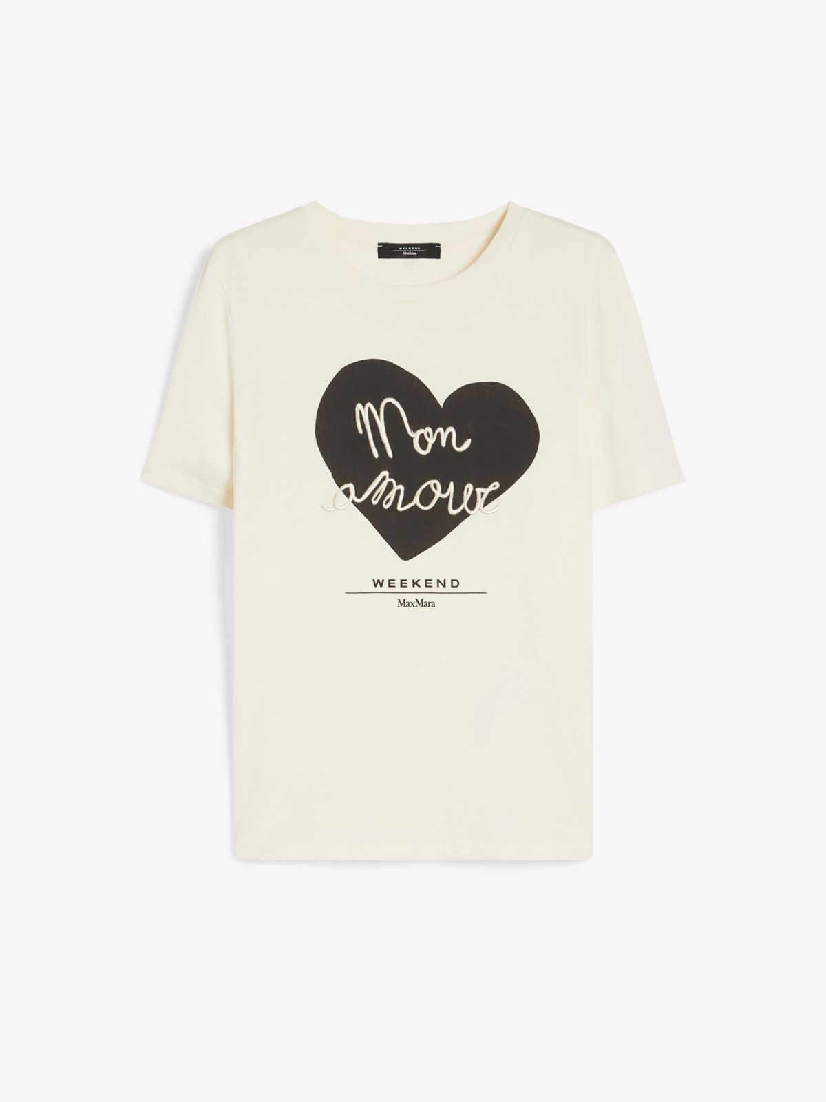 WEEKEND MAX MARA VELLO COTTON JERSEY T-SHIRT