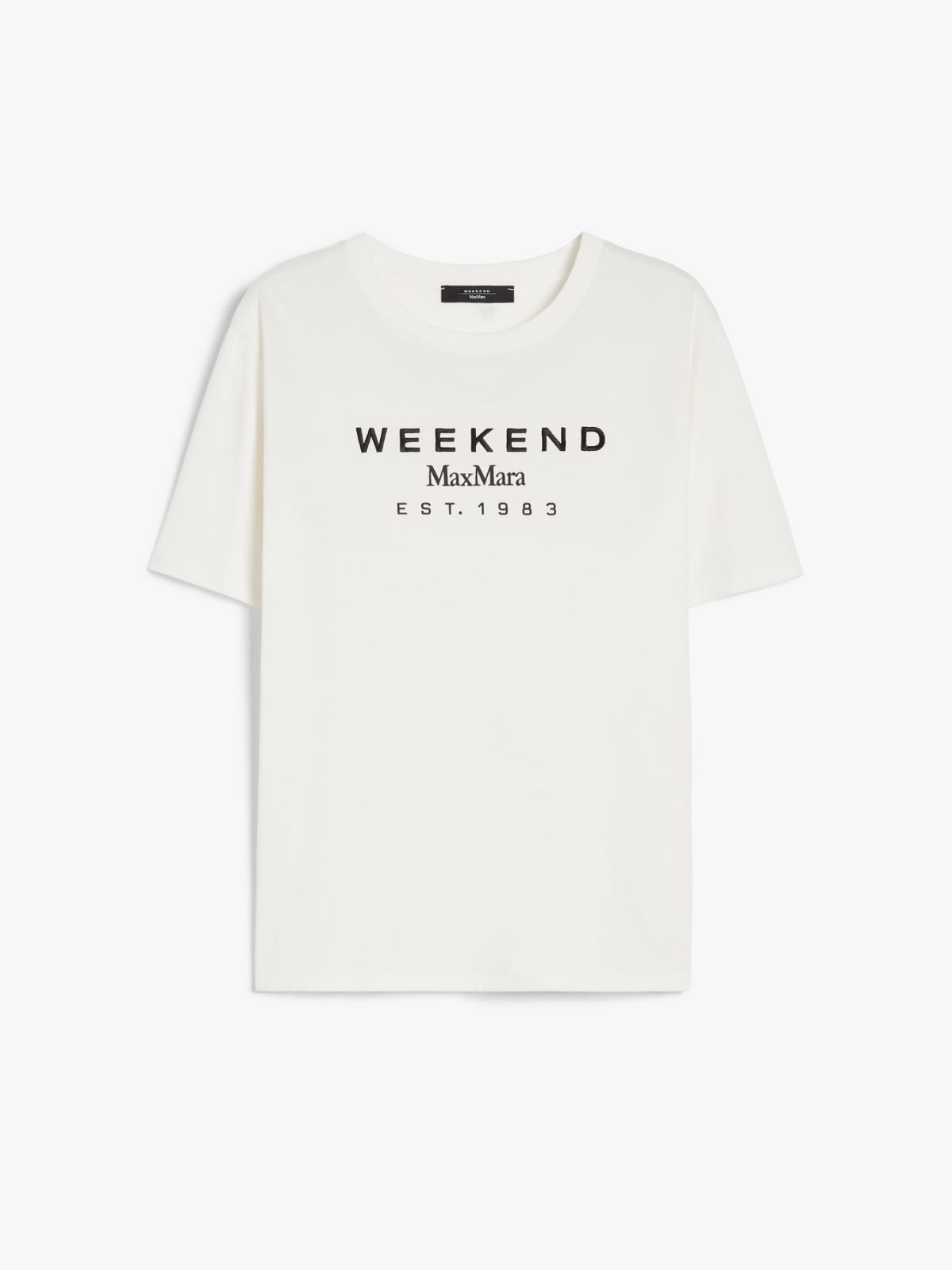 WEEKEND MAX MARA CABINA JERSEY PRINT T-SHIRT