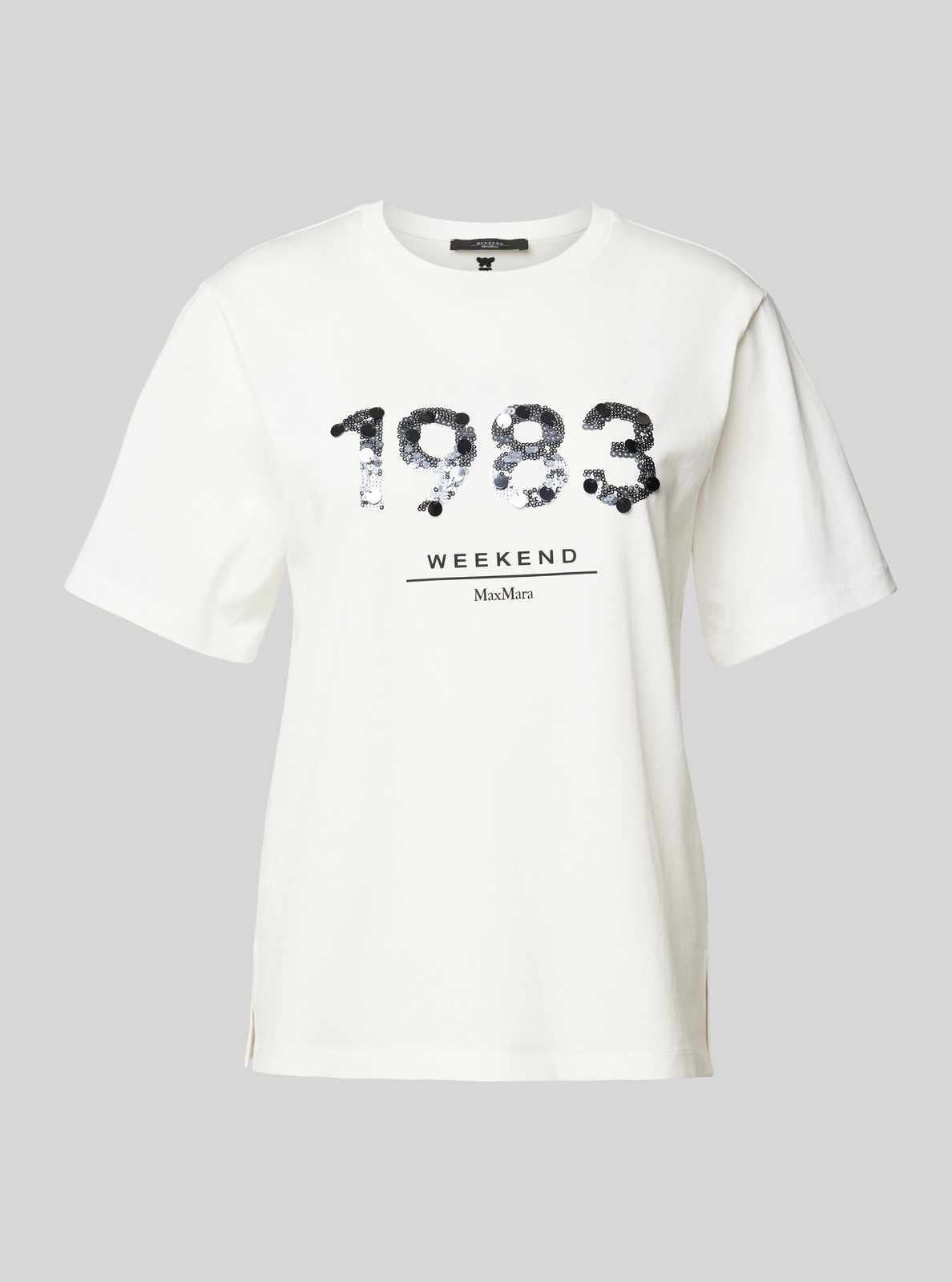 WEEKEND MAX MARA CABINA JERSEY PRINT T-SHIRT