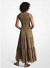 MICHAEL KORS SMOCKED GEORGETTE TANK ΦΟΡΕΜΑ