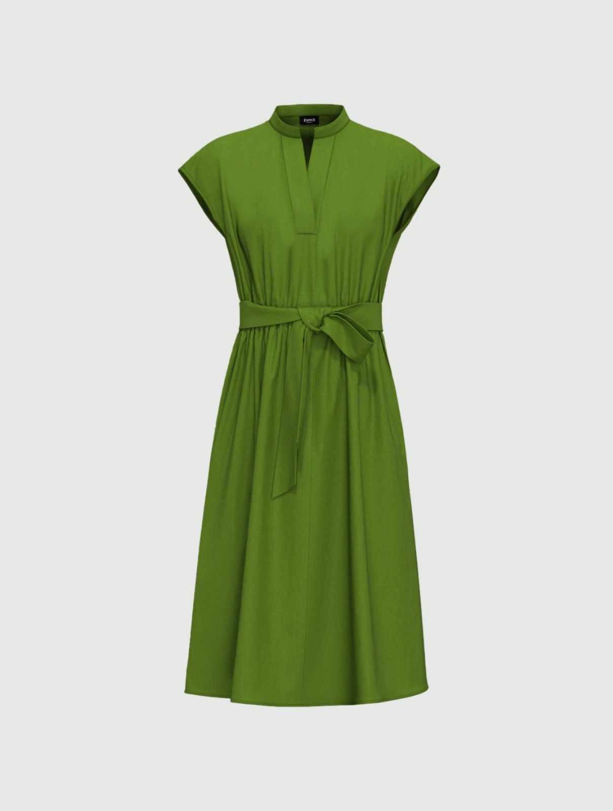 EMME MARELLA SOVRANA FLARED BELTED DRESS ΦΟΡΕΜΑ