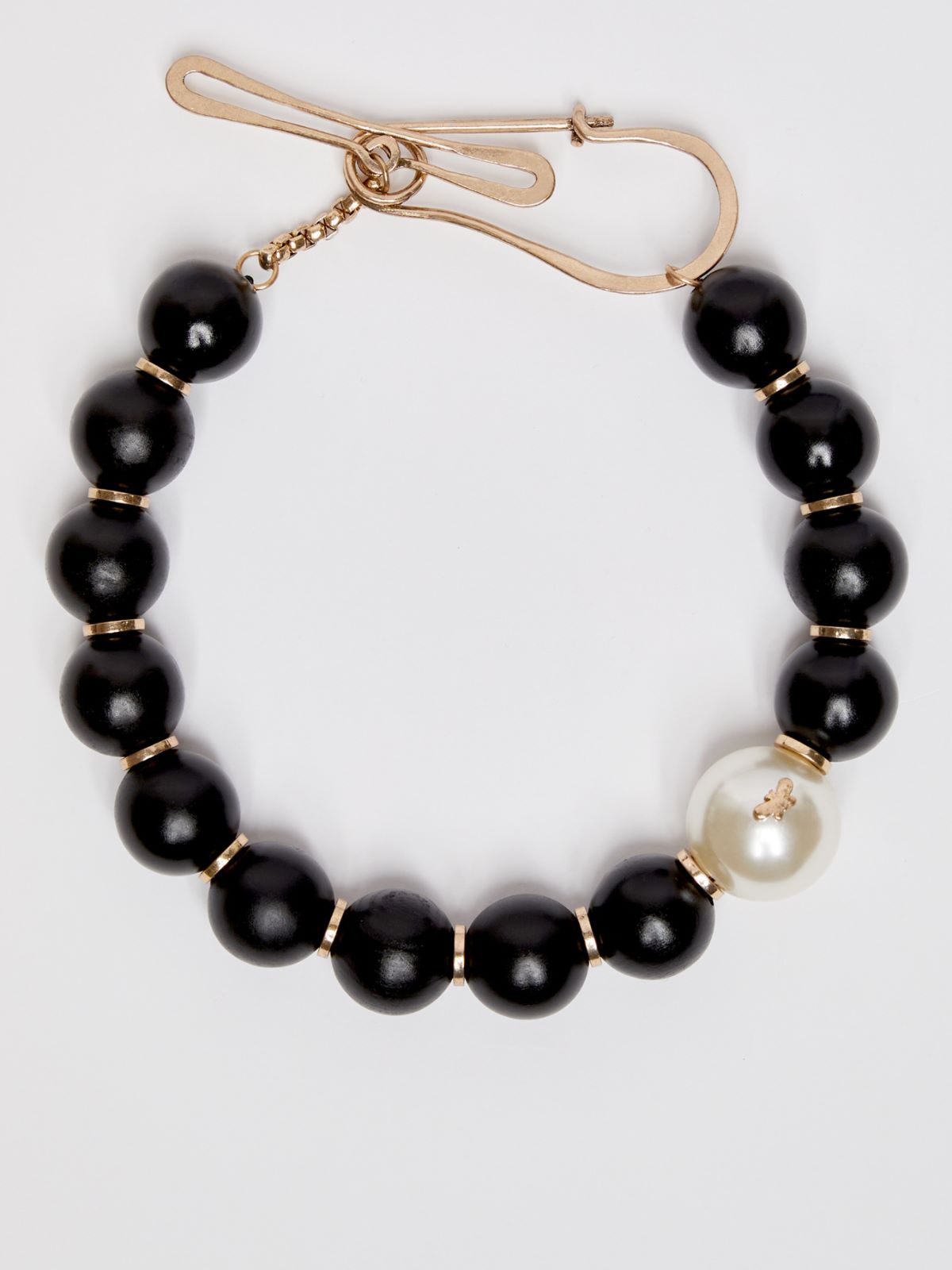 WEEKEND MAX MARA VODKA WOODEN CHOCKER ΚΟΛΙΕ