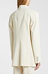 MARELLA MONOCHROME MATTIA VISCOSE AND LINEN BLAZER